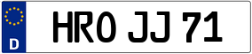 Truck License Plate